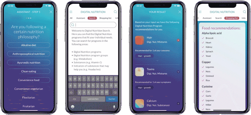digital nutrition app